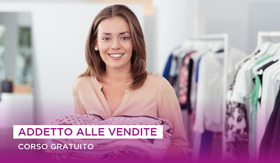 Corso gratuito Addetto alle vendite