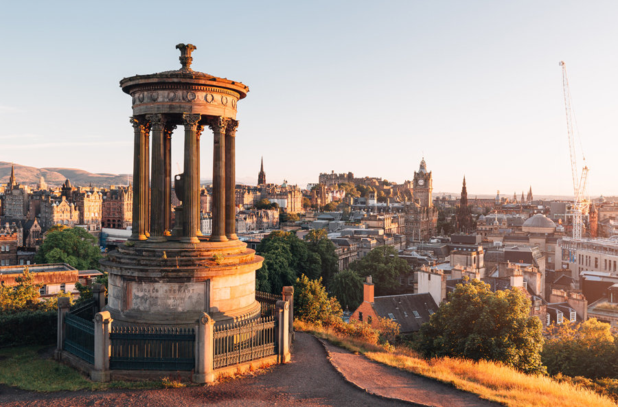 panorama di edimburgo