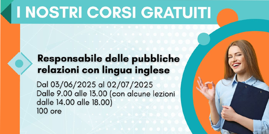 Corso Responsabile delle pubbliche relazioni con inglese
