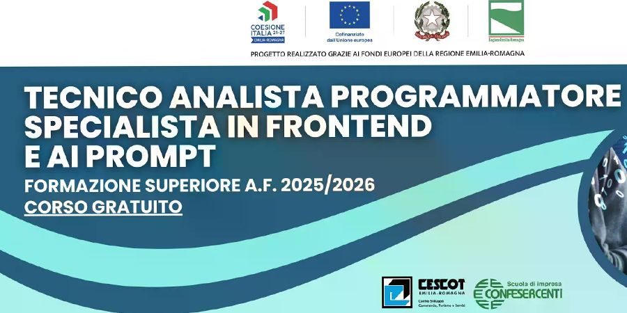 Corso Analista Programmatore Specializzato in frontend e ai prompt