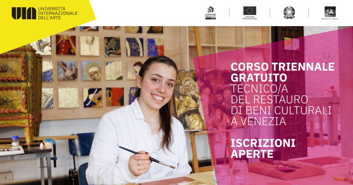 Corso triennale Tecnico/a del Restauro di Beni Culturali