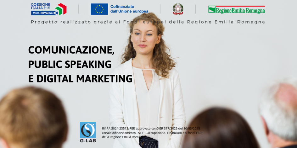 Corso Comunicazione, Public Speaking e Digital Marketing