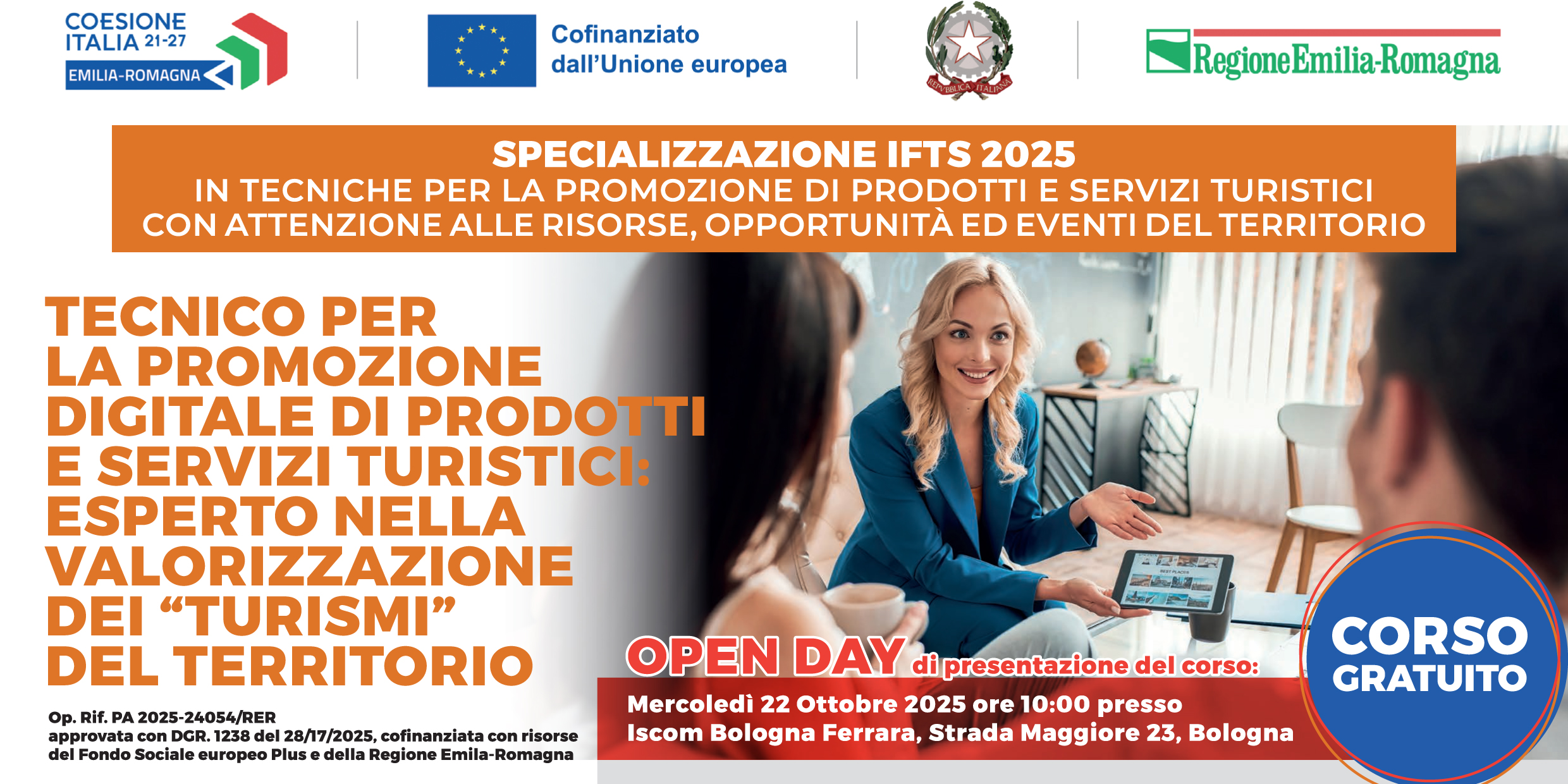Corso Tecnico per la promozione digitale di prodotti e servizi turistici