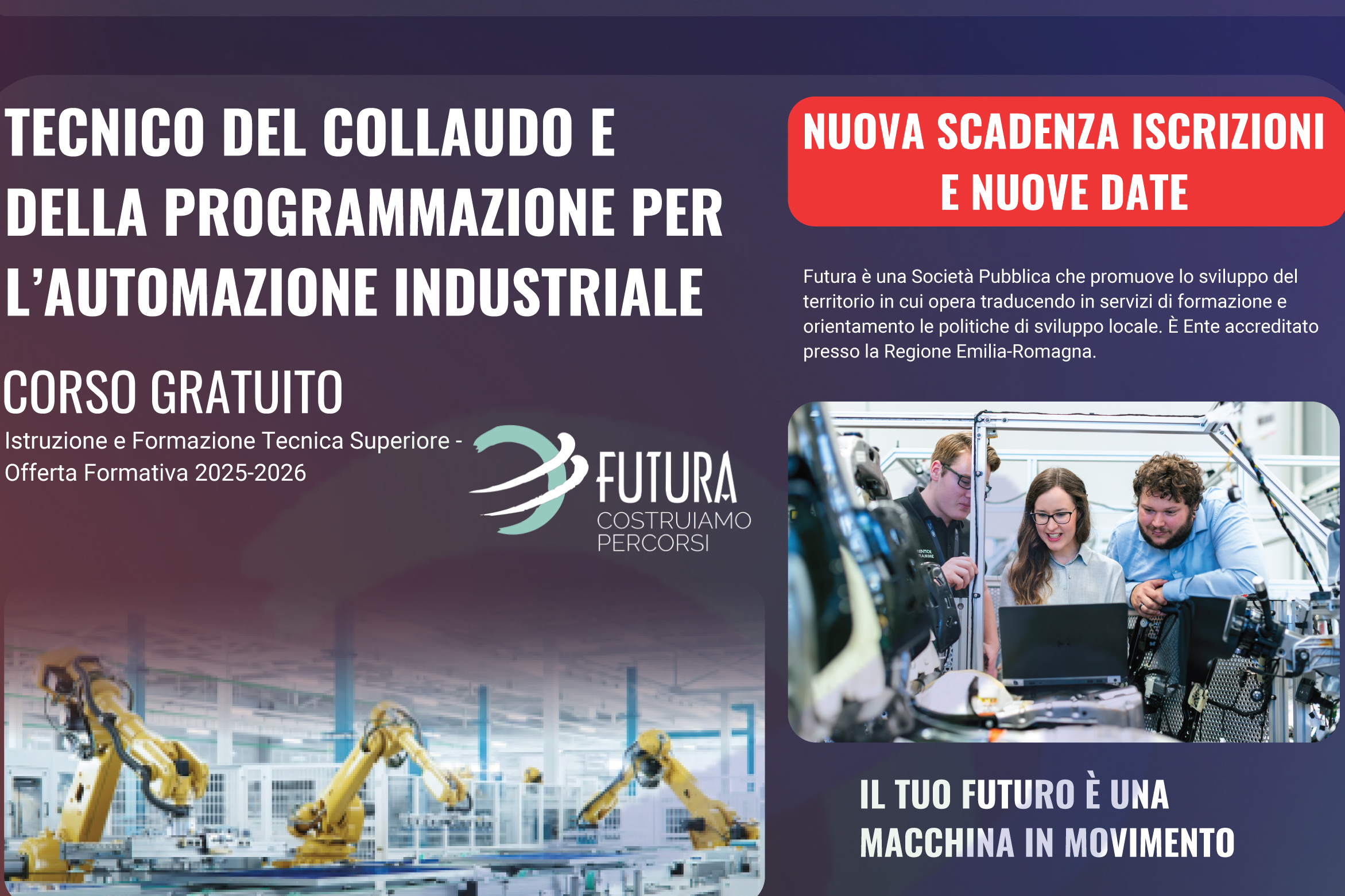 Corso Tecnico della programmazione, configurazione e collaudo di sistemi PLC e IoT per l’automazione
