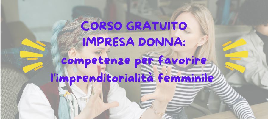 donne che parlano per promuovere corso di imprenditorialità 