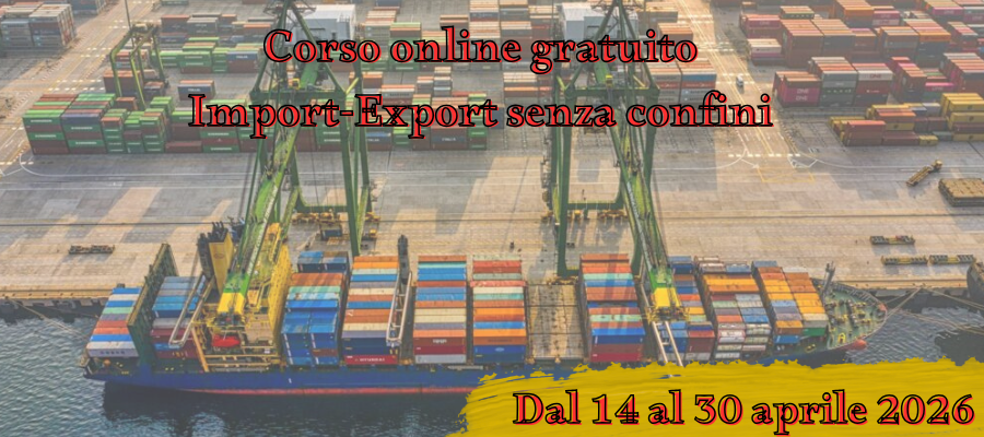 corso import-export 2026 