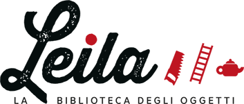 icona leila web app sfondo bianco scritta nera e rossa