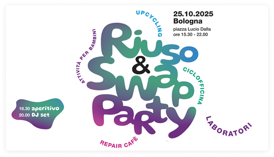 Riuso party, swap Piazza Lucio Dalla