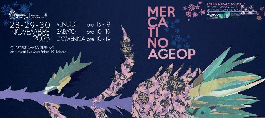 locandina mercatino di natale ageop