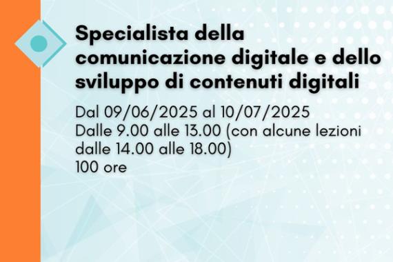 Corso Specialista della comunicazione digitale