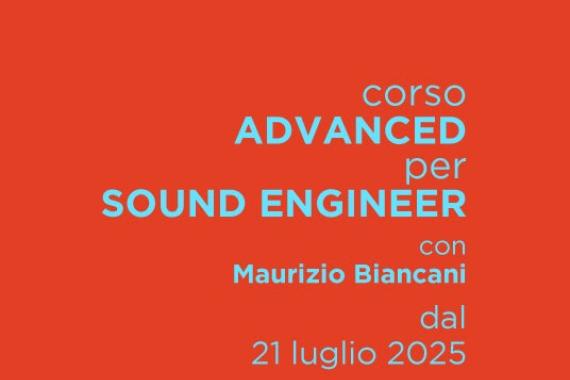 corso advanced per sound engineer