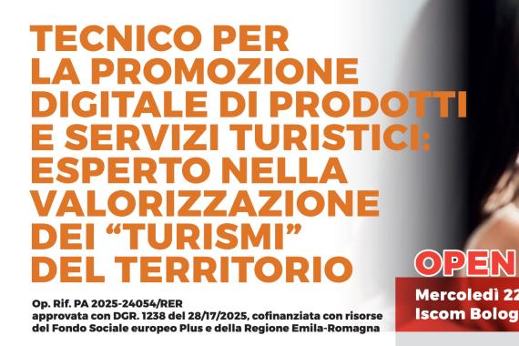 Corso Tecnico per la promozione digitale di prodotti e servizi turistici
