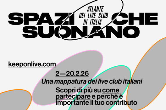 locandina di spazi che suonano