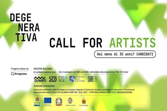 cover call for artist degenerativa