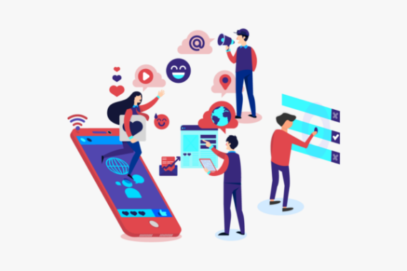 grafica per social media marketing