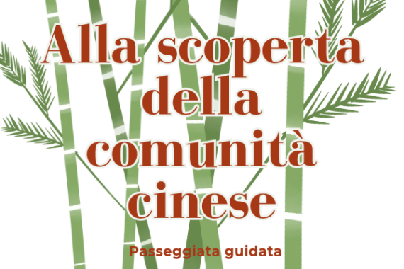 Locandina alla scoperta della comunità cinese a bologna
