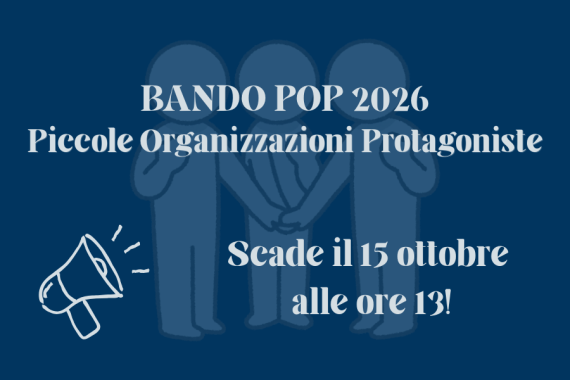 locandina bando pop con scadenza il 15 ottobre alle ore 13